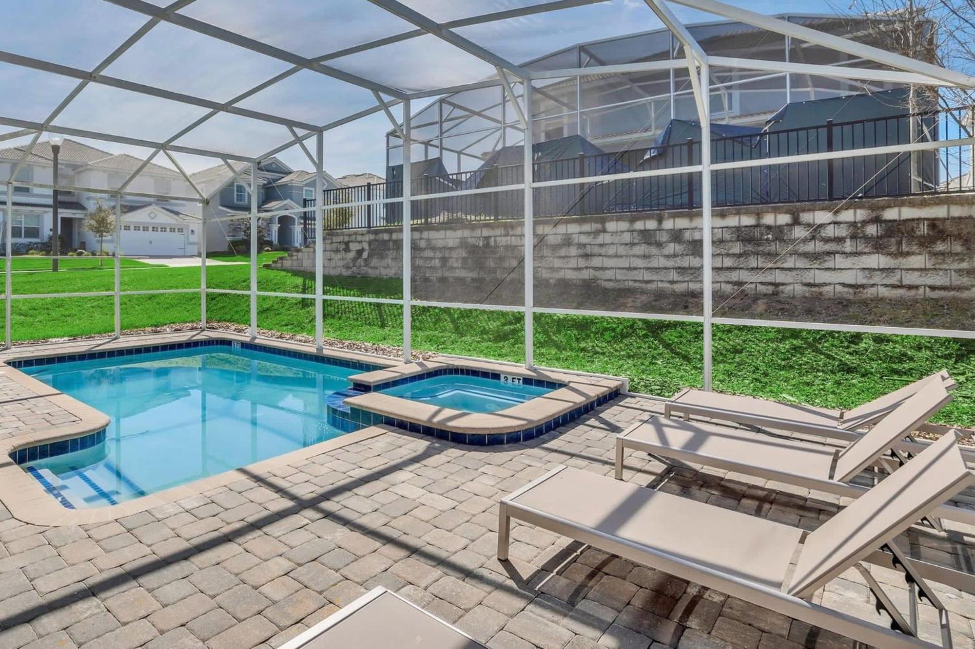 8Br Luxury - Sleeps 22 - Near Disney With Pool & Hot Tub! Davenport Eksteriør billede
