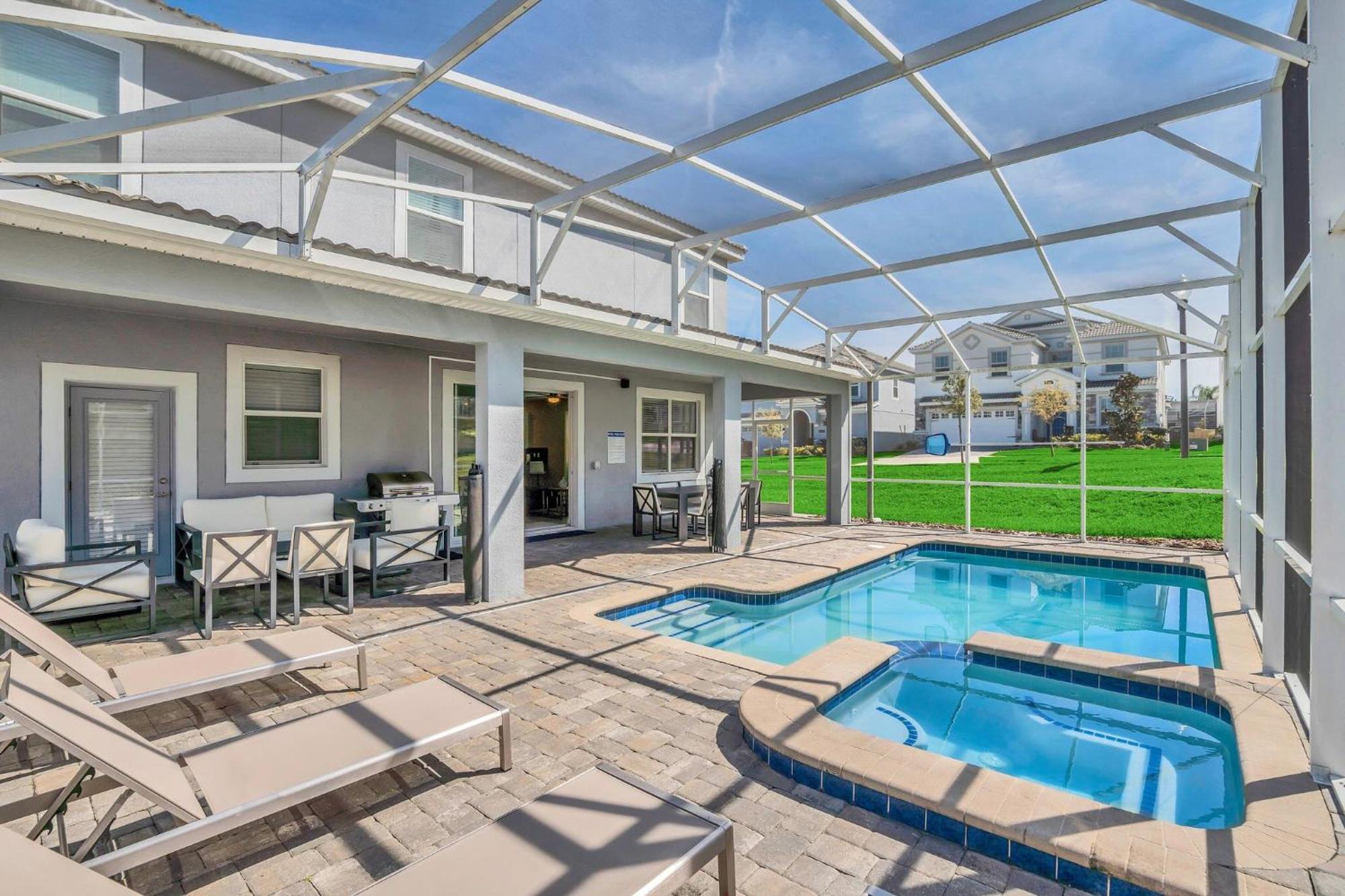 8Br Luxury - Sleeps 22 - Near Disney With Pool & Hot Tub! Davenport Eksteriør billede